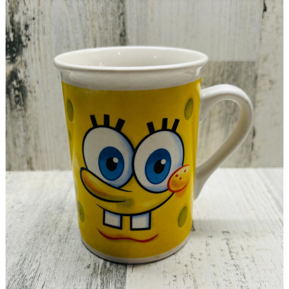 2011 Sponge Bob Funny Coffee Tea Mug EUC